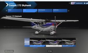 MSFS2024 - Default Asobo C172 Livery Package - five metallic colours, packaged for every model thumbnail 2