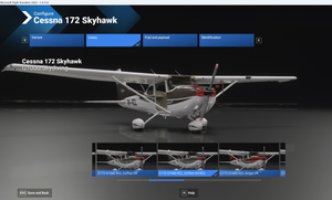 MSFS2024 - Default Asobo C172 Livery Package - five metallic colours, packaged for every model thumbnail 4
