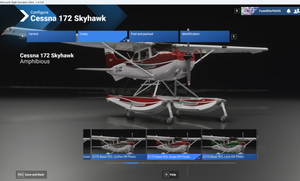 MSFS2024 - Default Asobo C172 Livery Package - five metallic colours, packaged for every model thumbnail 5