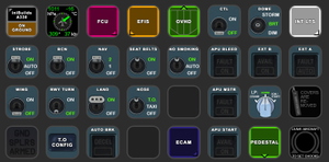 MSFS2024 Standard iniBuilds A33X StreamDeck XL & PLUS Profile and AAO Scripts thumbnail 2