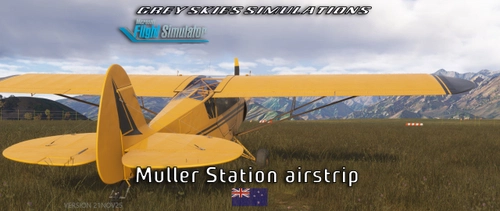 Muller Station airstrip, Marlborough, New Zealand