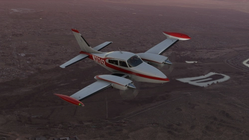 Sol Aerial Surveys N37242 - Milviz Cessna 310R