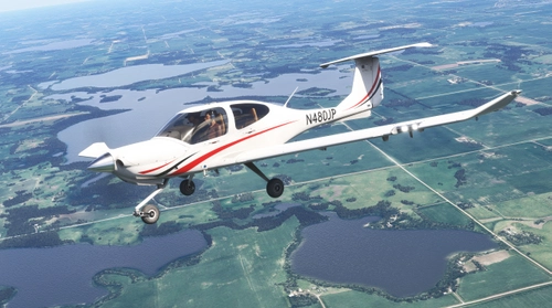 N480JP Cows DA40 (Dynamic Registration)