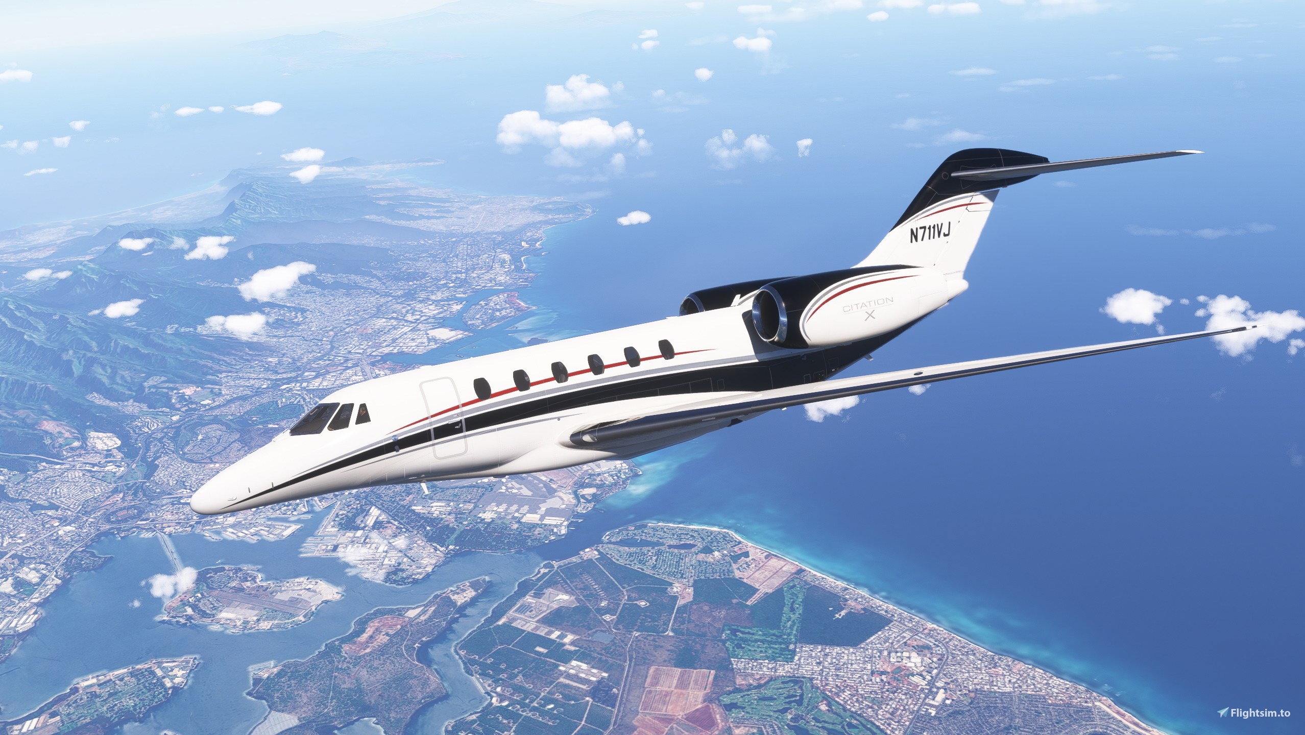 N711VJ for FlightFX C750 + (Dynamic Registration) - Aircraft