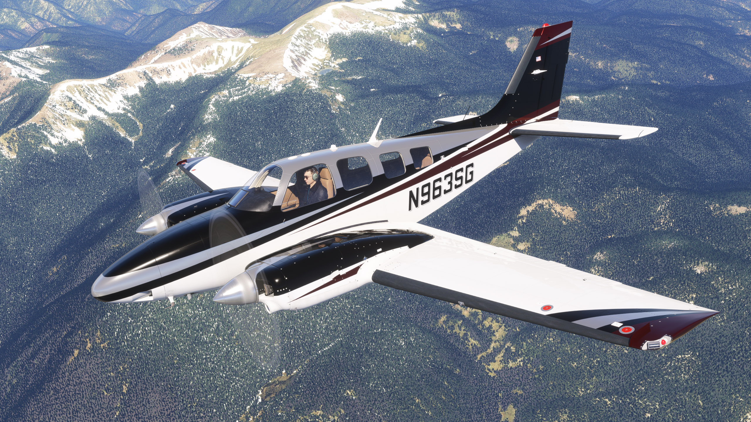 N963SG / Interior / Dynamic Registration / Black Square Baron Pro - Image 1