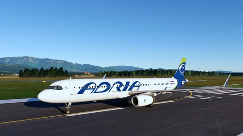 "New" Adria Airways sharklets (S5-VAH) w/cabin - Fenix Simulations A321 SL IAE