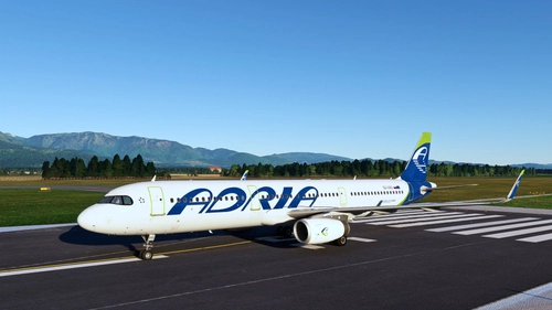 "New" Adria Airways sharklets (S5-VAG) w/cabin - Fenix Simulations A321 SL IAE
