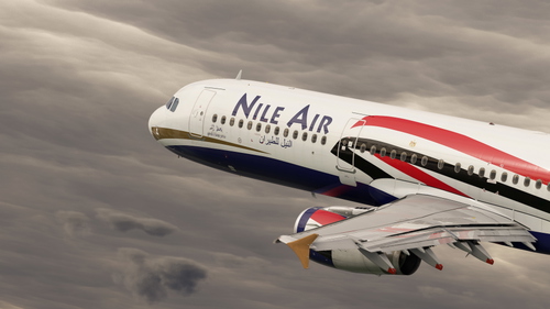 Nile Air A321 SU-BQN IAE + Cabin (8K+4K)| Fenix A321