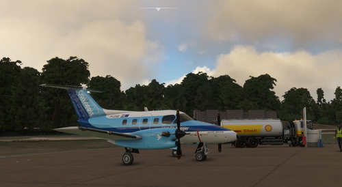 NLM CityHopper livery for Embraer EMB-121 Xingu