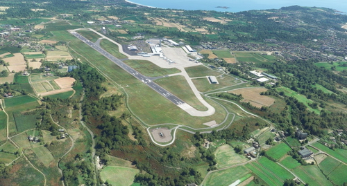 No. 10 , Landing an Airbus 320 at Jersey
