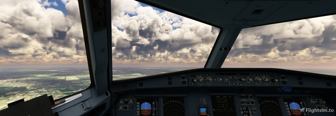 No.24 , Landing at Schiphol Amsterdam .Daytime for Microsoft Flight ...