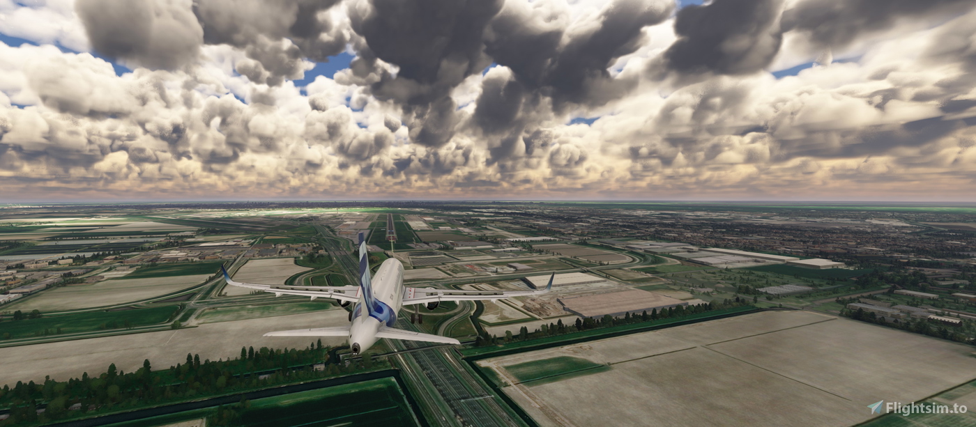 No.24 , Landing at Schiphol Amsterdam .Daytime for Microsoft Flight ...