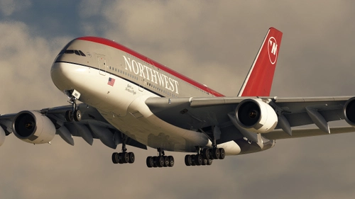 Northwest ("Bowling Shoe" - Fictional) - FlyByWire A380X