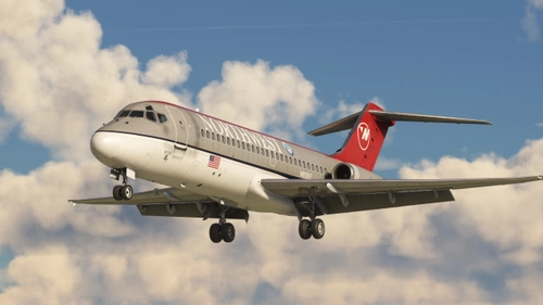Northwest (N8912E) - SkySimulations DC-9-10
