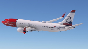 Norwegian Air Sweden (Pack 1) w/Cabin - iFly 737 MAX8 thumbnail 7