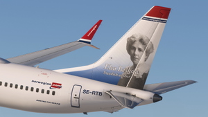 Norwegian Air Sweden (Pack 1) w/Cabin - iFly 737 MAX8 thumbnail 10