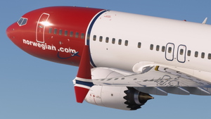 Norwegian Air Sweden (Pack 1) w/Cabin - iFly 737 MAX8 thumbnail 11