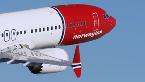 Norwegian Air Sweden [Pack 2] w/Cabin - iFly 737 MAX 8 thumbnail 6
