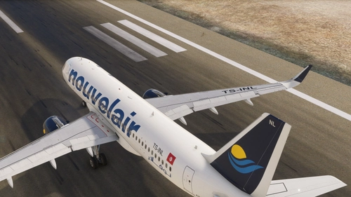 Nouvelair A320N TS-INL for Ini-builds A320-v2