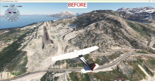 BGGH - Nuuk Airport (new rwy 2200 m)
