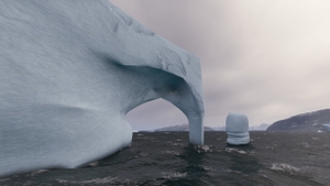 Nuuk Harbor Lighthouses & 200 Icebergs thumbnail 1