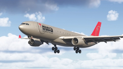 NWA (N801NW) ("Fictional") - Inibuilds A330-300 (GE)