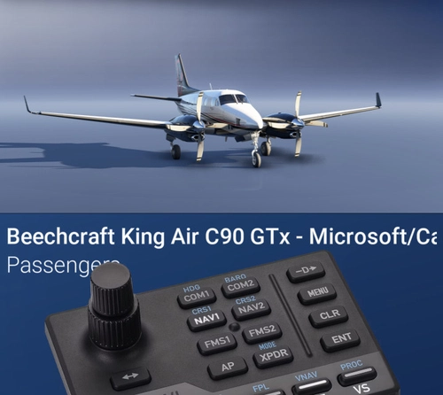 Octavi IFR-1 MobiFlight profile for Carenado King Air C90 GTx