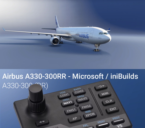 Octavi IFR-1 MobiFlight profile for iniBuilds A330