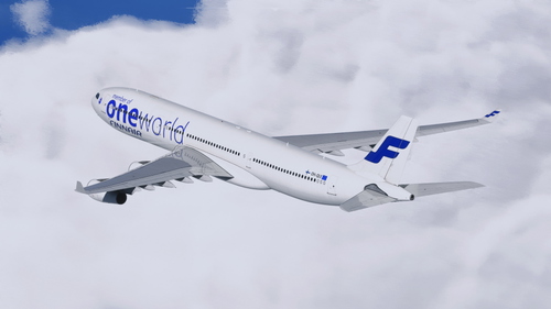 OH-LQE | Inibuilds a340-300 | Finnair "One world" livery | MSFS 2024 [8K]