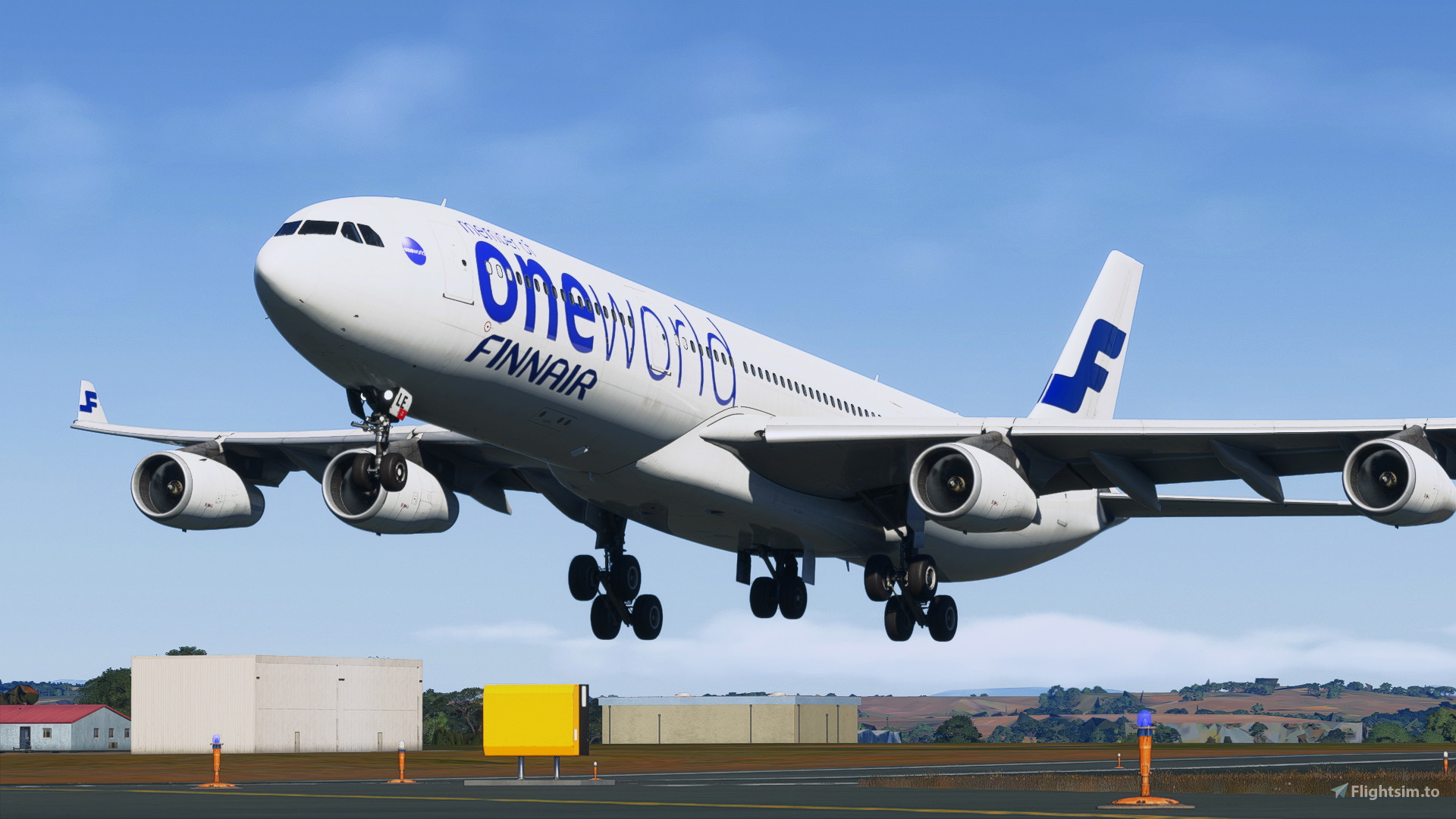 OH-LQE | Inibuilds a340-300 | Finnair 