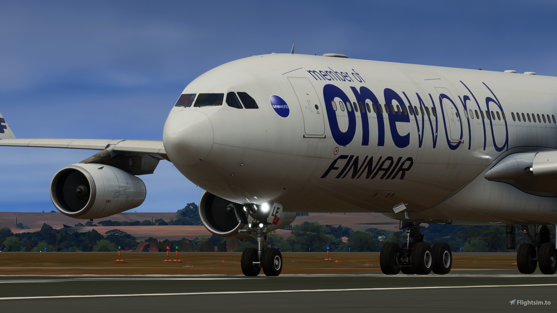OH-LQE | Inibuilds a340-300 | Finnair 