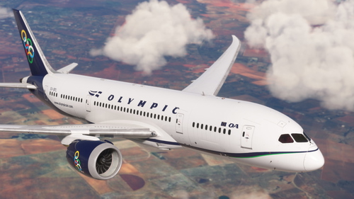 Olympic Air Boeing 787-8 BravoAirspace (Fictional)