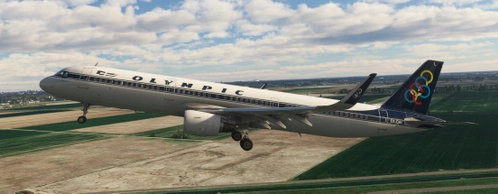 Olympic Air SX-OAL (Sharklet) |8K+4K | w/ Cabin |  Fenixsim A321 | Requested