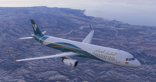 OMAN AIR A321-IAE SL (A40-MA) w/Cabin (Fictional)
