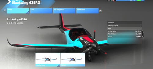 ORBX Blackwing BlueRed
