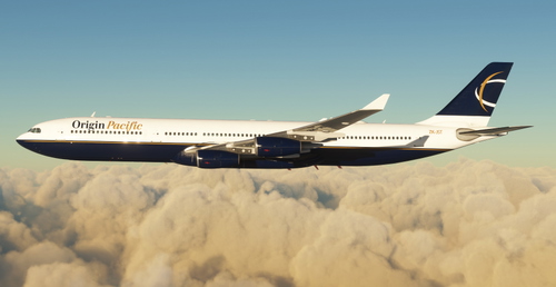 Origin Pacific (Fictional) New Zealand | LatinVFR A340-300 [8K]