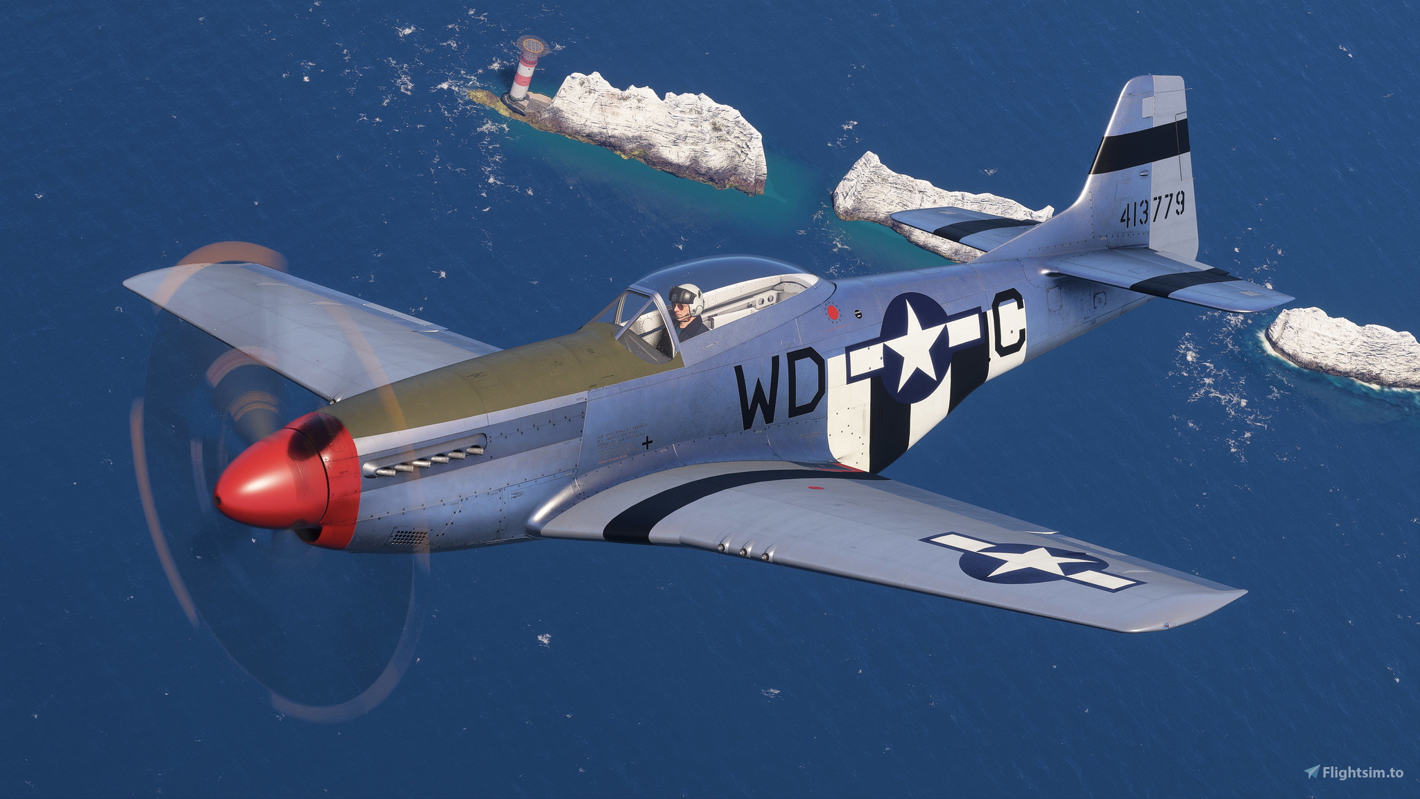 P-51D Mustang 44-73877 (G-CMDK) for Microsoft Flight Simulator | MSFS