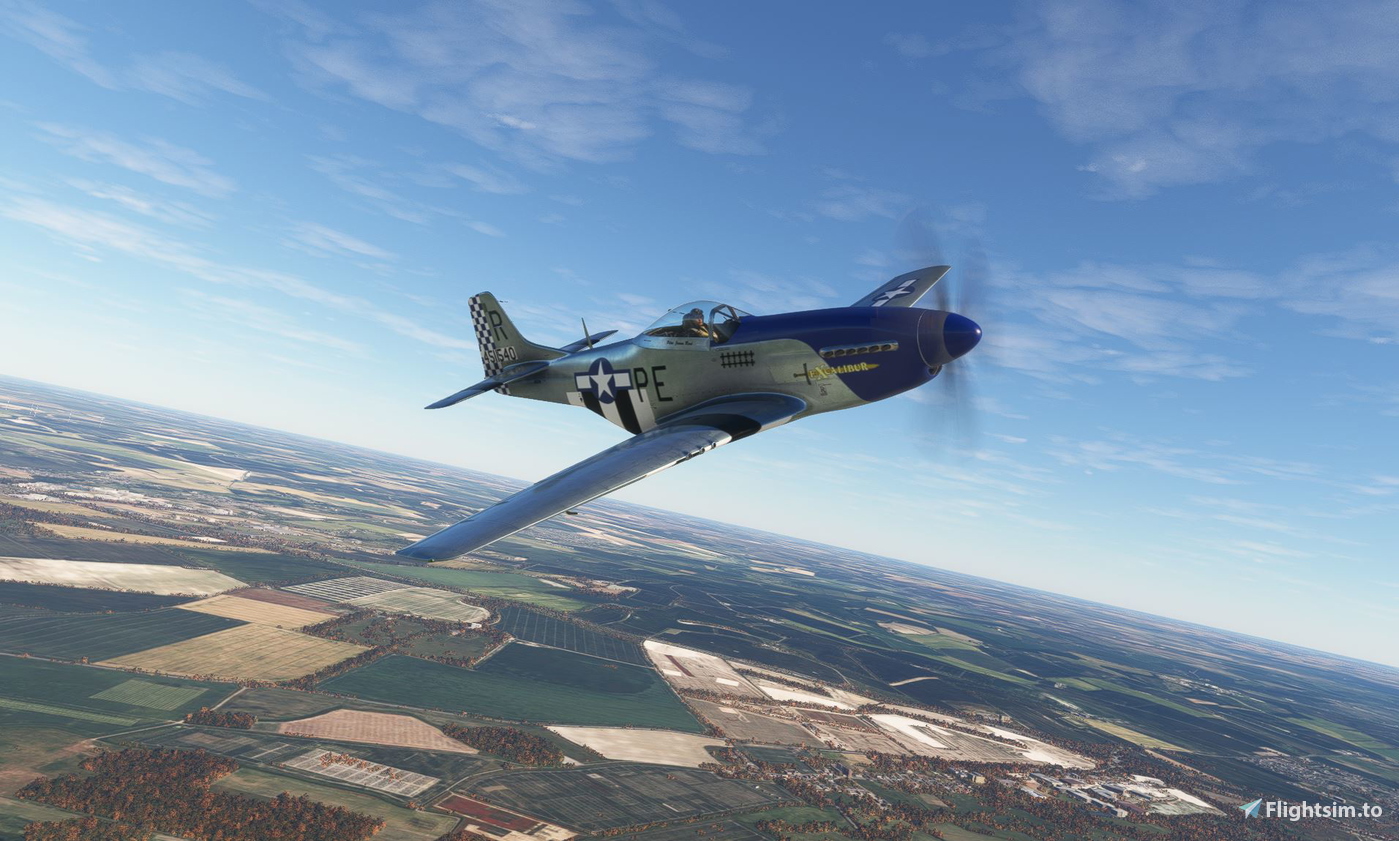 P51D Excalibur 对于 Microsoft Flight Simulator | MSFS