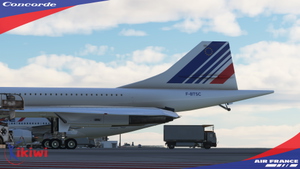 [PACK] DC Designs Concorde Air France Fleet, 1990 Liveries & F-BVFD 1976 Livery thumbnail 3