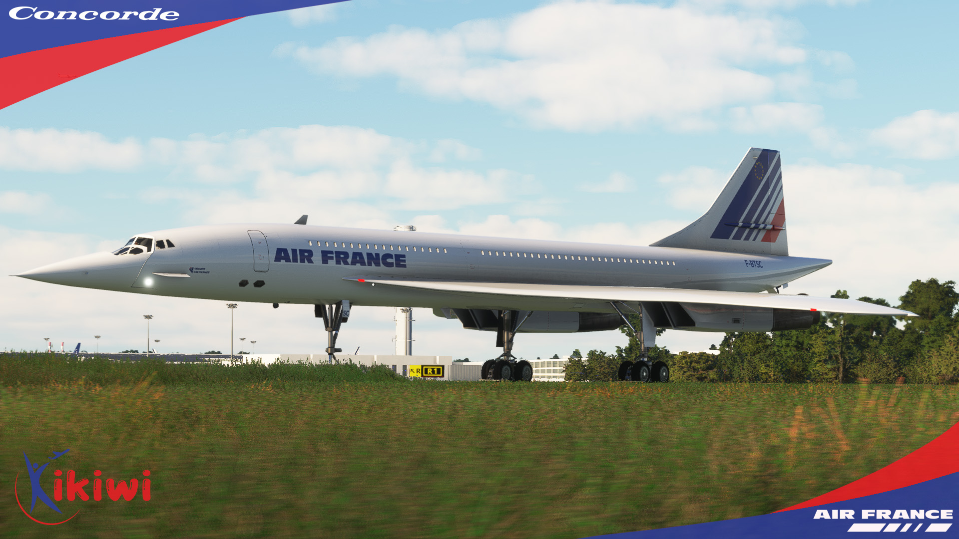 [PACK] DC Designs Concorde Air France Fleet, 1990 Liveries & F-BVFD 1976 Livery - Image 1