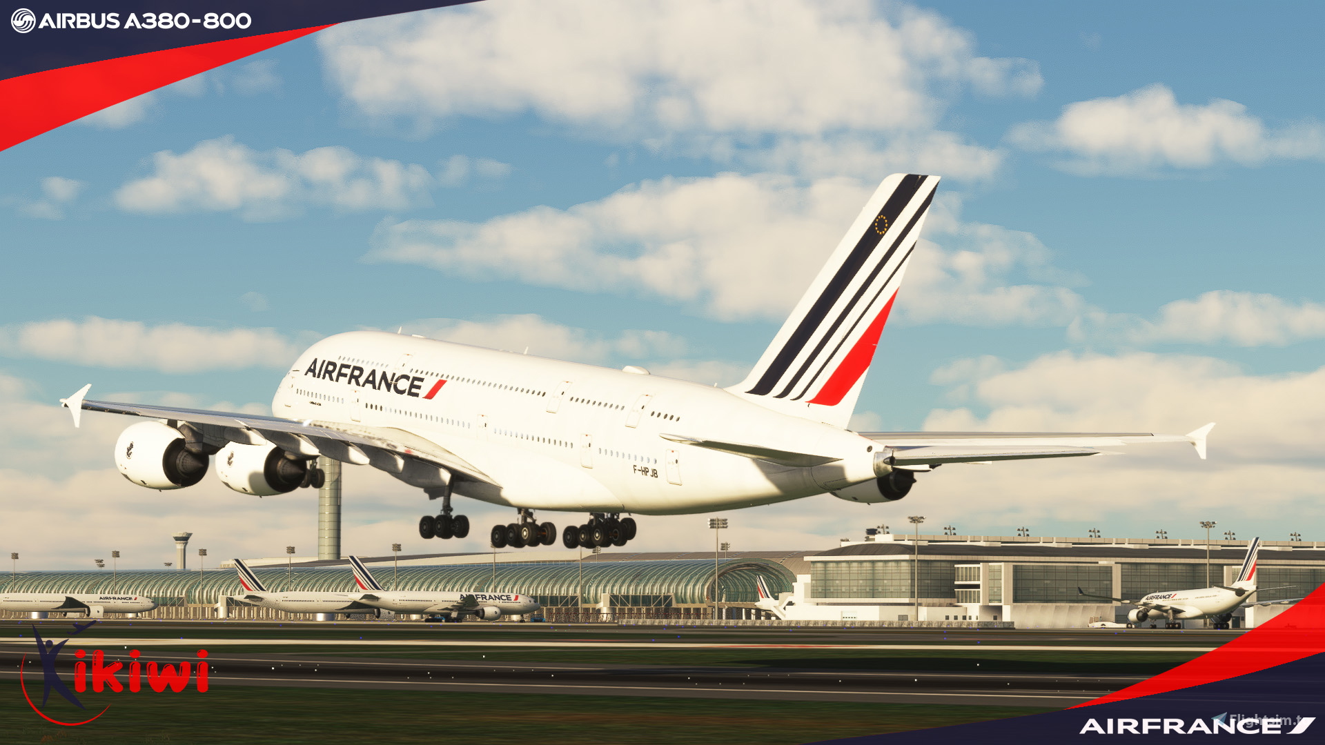 PACK] FlyByWire A380-800 Air France Fleet with JO 2024 F