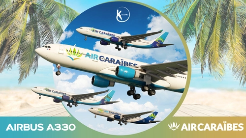 [PACK] LatinVFR A330-200 Air Caraïbes Fleet Pack 4K & 8K