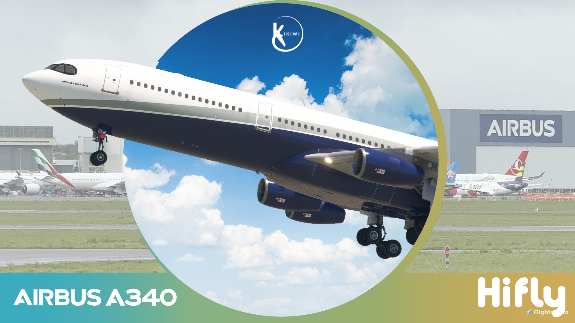 PACK] LatinVFR A340-300 Corporate Jet HiFly 9H-SUN & 9H-TQZ 4K