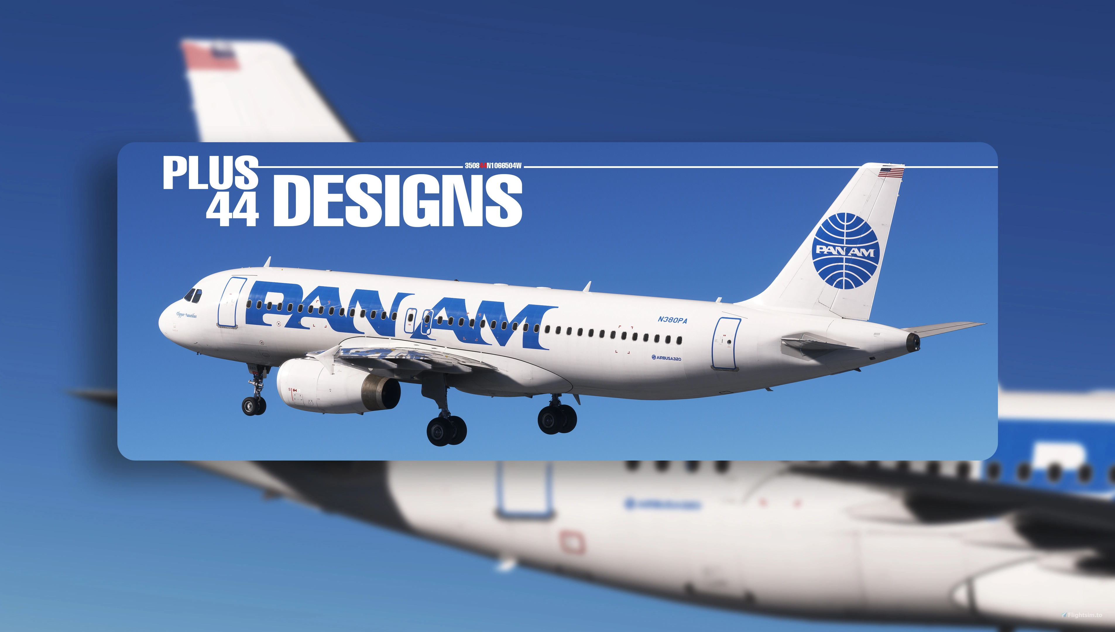 Pan Am (N380PA) Fenix A320 - 8K - Aircraft Liveries for MSFS