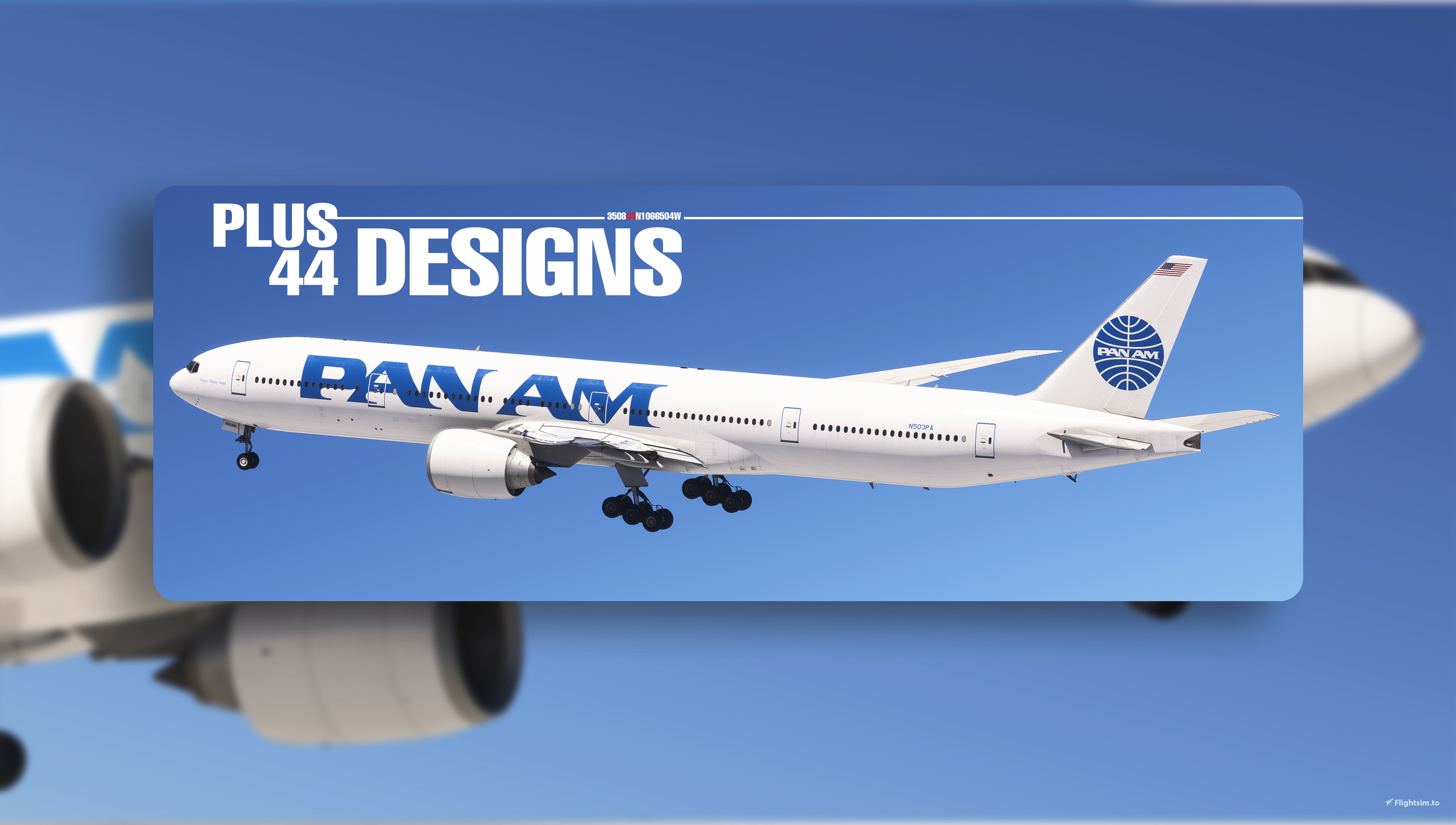 Pan Am (N503PA) PMDG 777-300ER - 8K - Aircraft Liveries for MSFS
