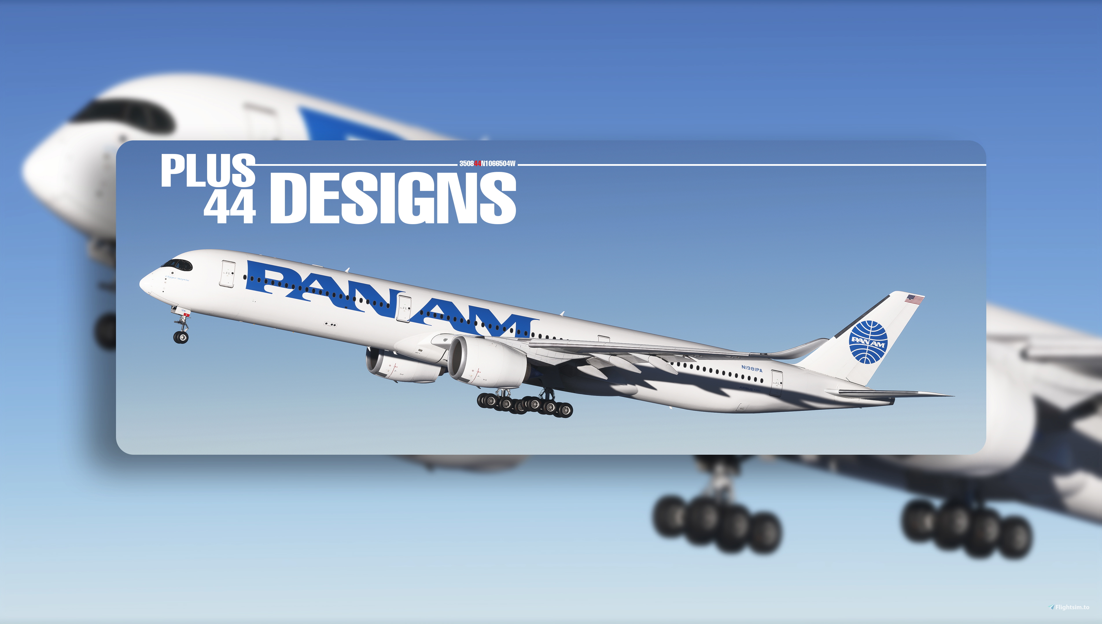 Pan Am [Pack] iniBuilds A350-1000 - 8K - Aircraft Liveries for
