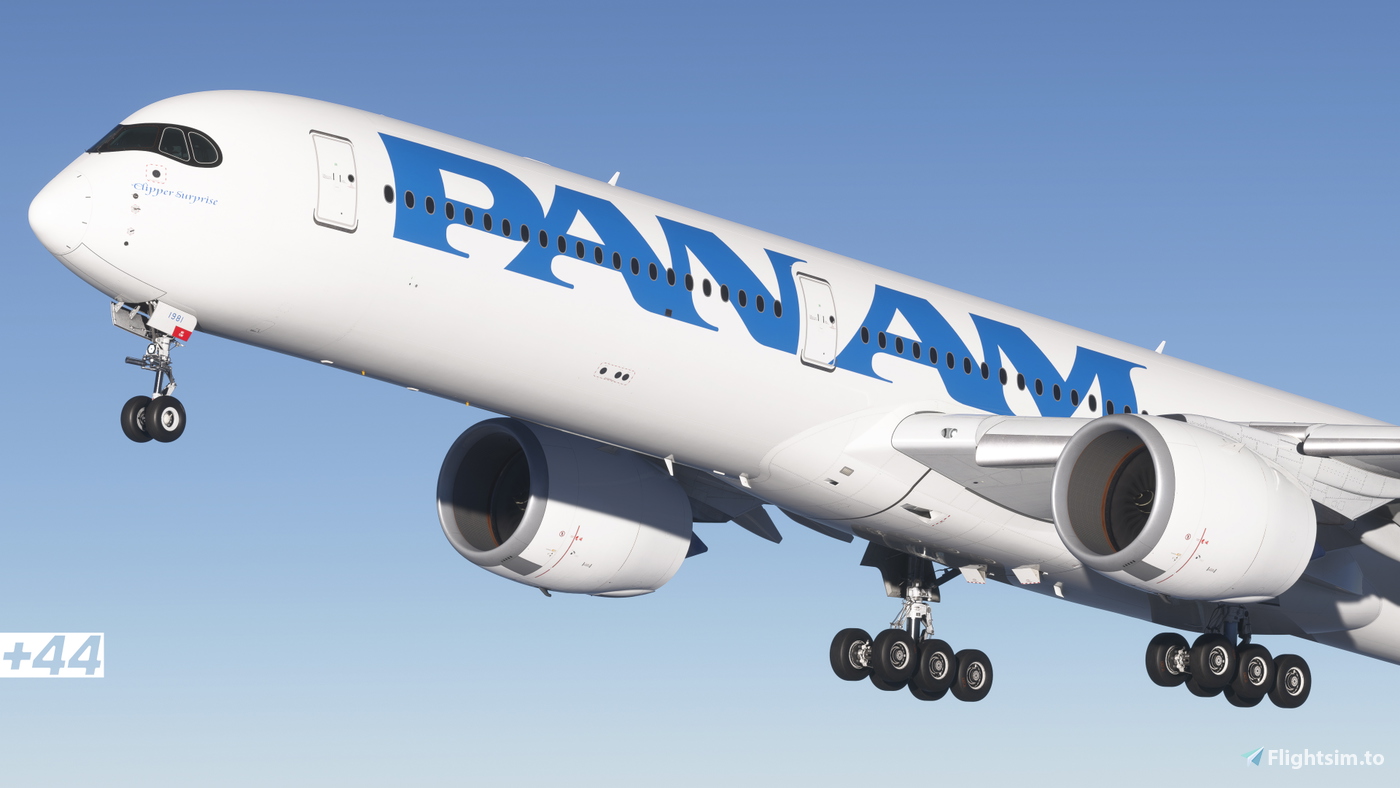 Pan Am [Pack] iniBuilds A350-1000 - 8K for Microsoft Flight Simulator ...