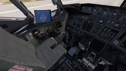Pan Am PMDG 737 tablet background
