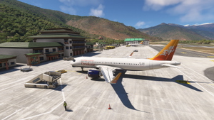 Paro Airport (VQPR) Remake and Nearby Landmarks thumbnail 1