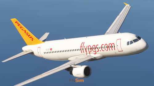 Pegasus A320 TC-DCF | Fenix v2 (No mask)
